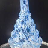 Blown glass bottle, Clichy glassworks, 20th century