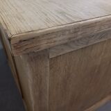 Desk with oak drawers