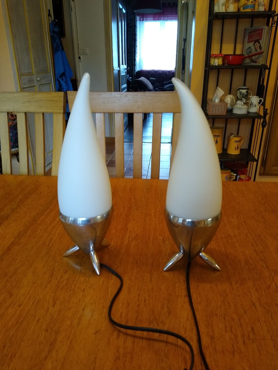 Vintage Lucien Gau table lamp