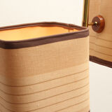 Lampadaire des années 1960 en teck et laiton