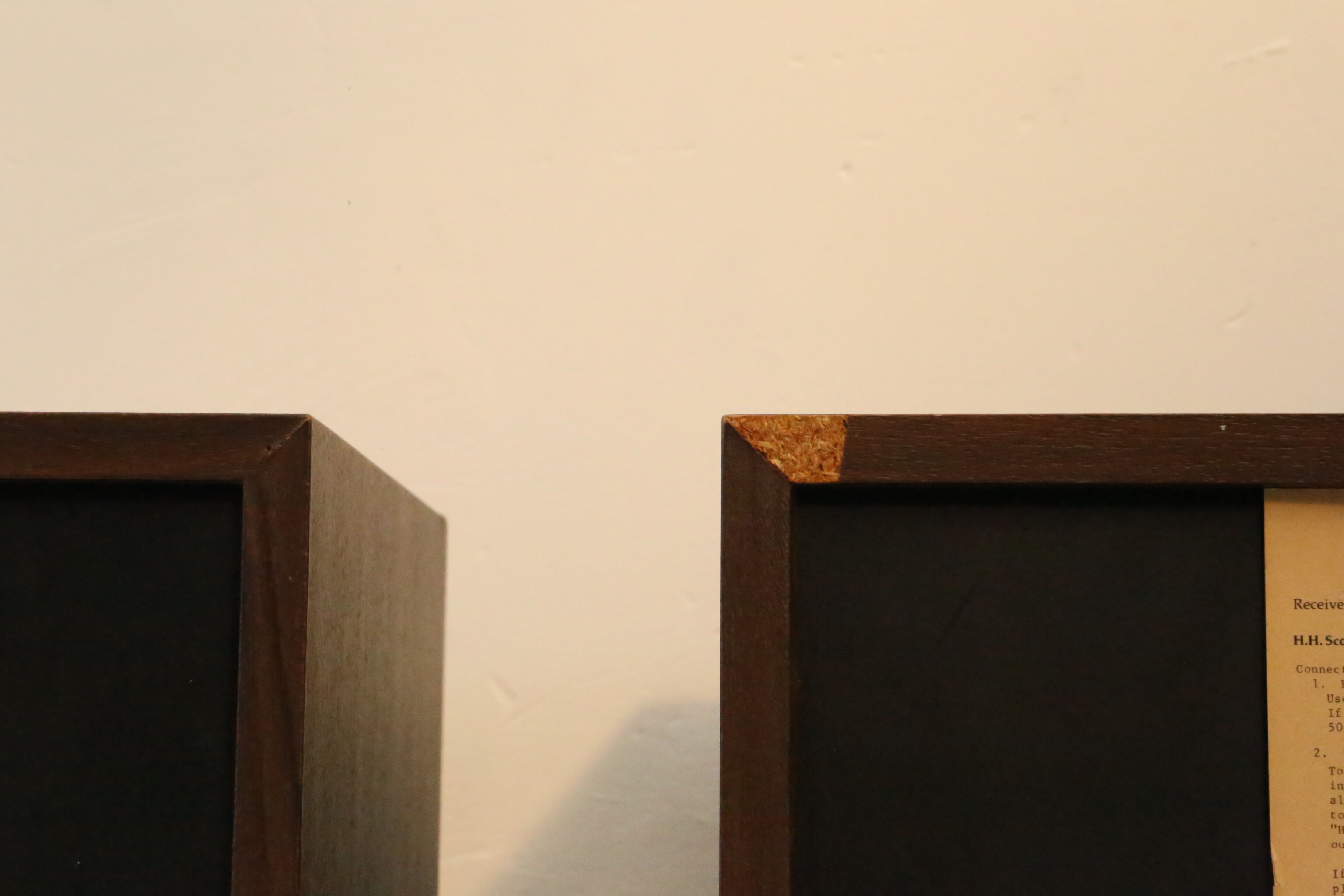 Scott s176b acoustic speakers, real vintage, made in Belgium