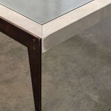 Bespoke shagreen and brass coffee table