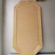 Light oak wooden mirror from the 1980s