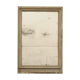 Mirroir rectangulaire peint gris
