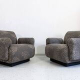 Modular lounge chairs/sofa by Eberhard Geißler, Oelsa, Germany, 1970s