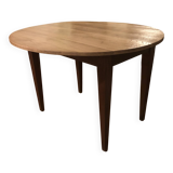 Vintage folding table in solid oak