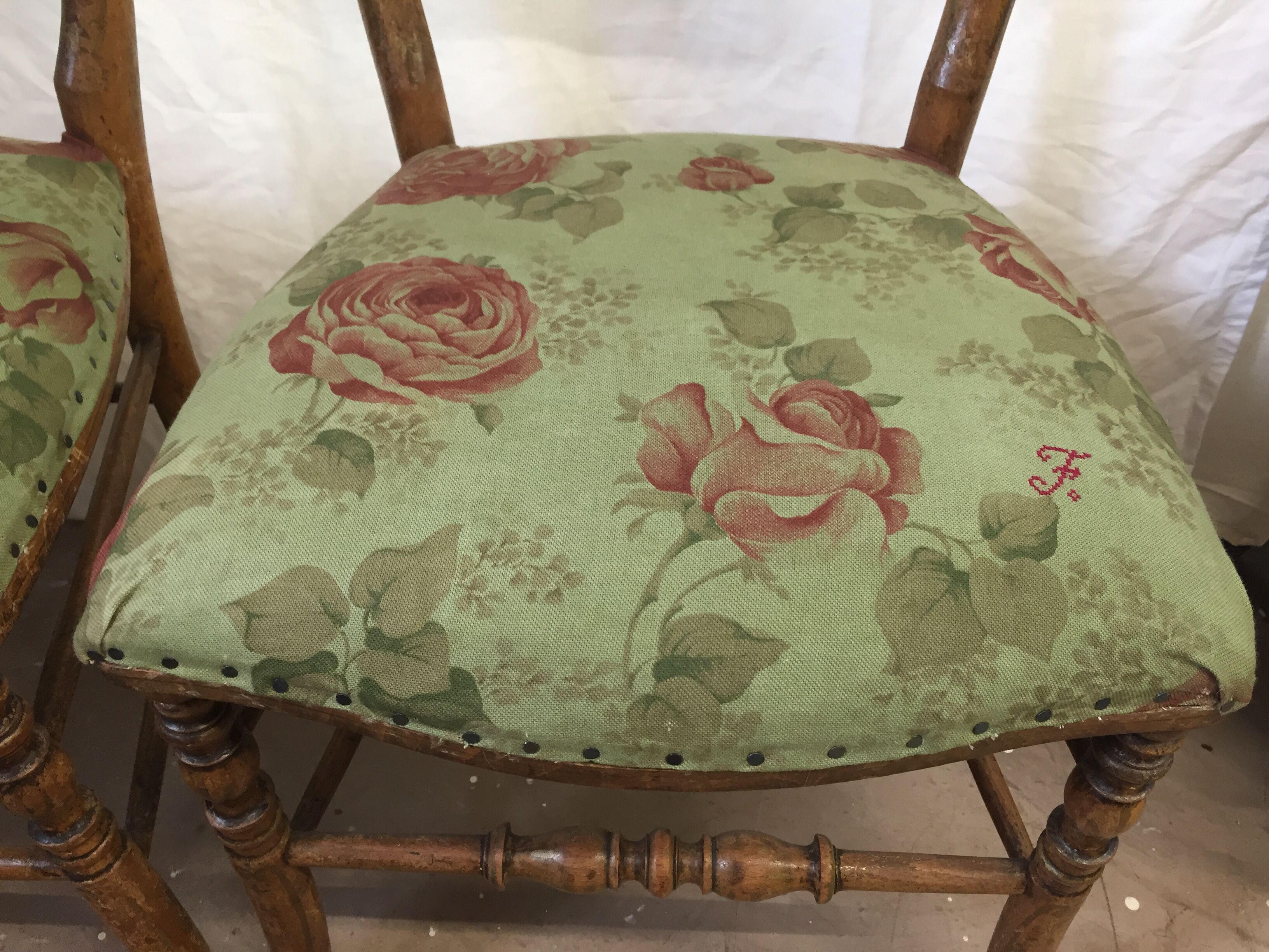 Paire de chaise ancienne style Napoléon