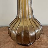 Vintage Empoli Glass Decanter with Stopper, Italy, 1960s