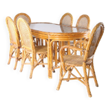 Rattan dining room