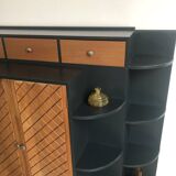 Storage unit, Art Deco buffet in carved wood
