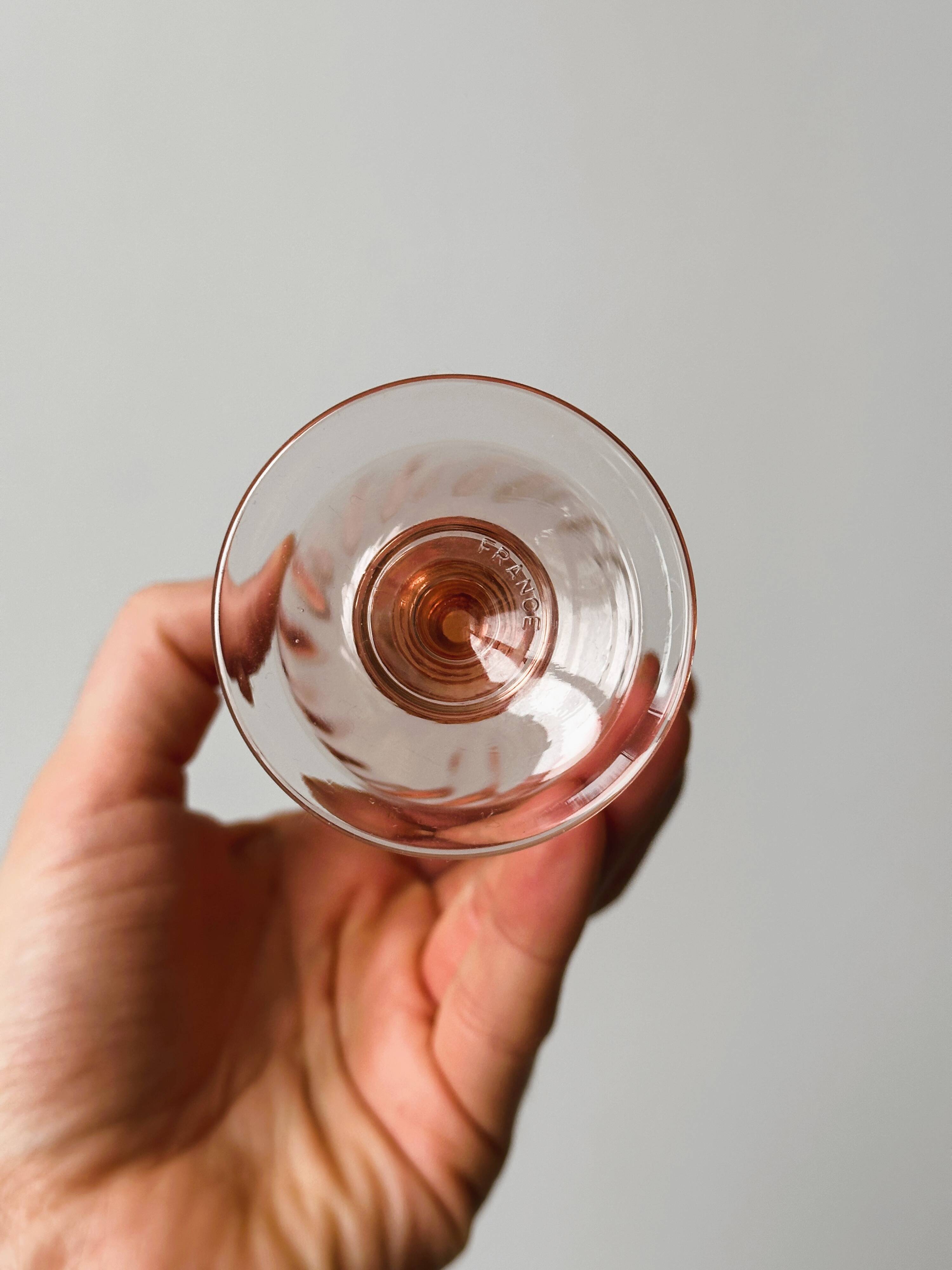 6 Rosaline liqueur glasses.