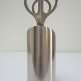 Stainless steel office set by Lerche Germany design 70s