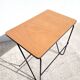 Refurbished vintage hairpin legs side table