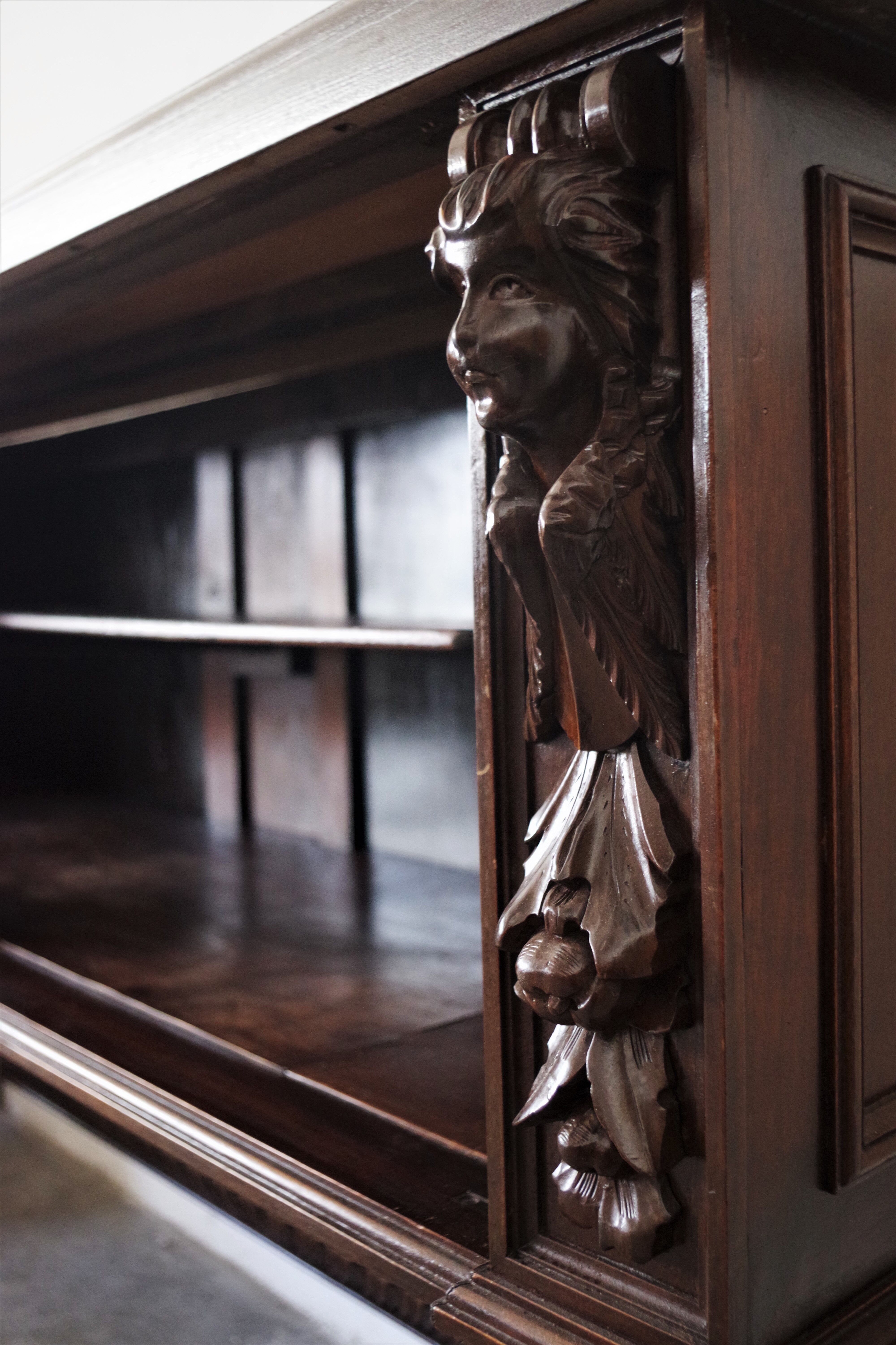 Notary shelf furniture, 1920s, set of 2