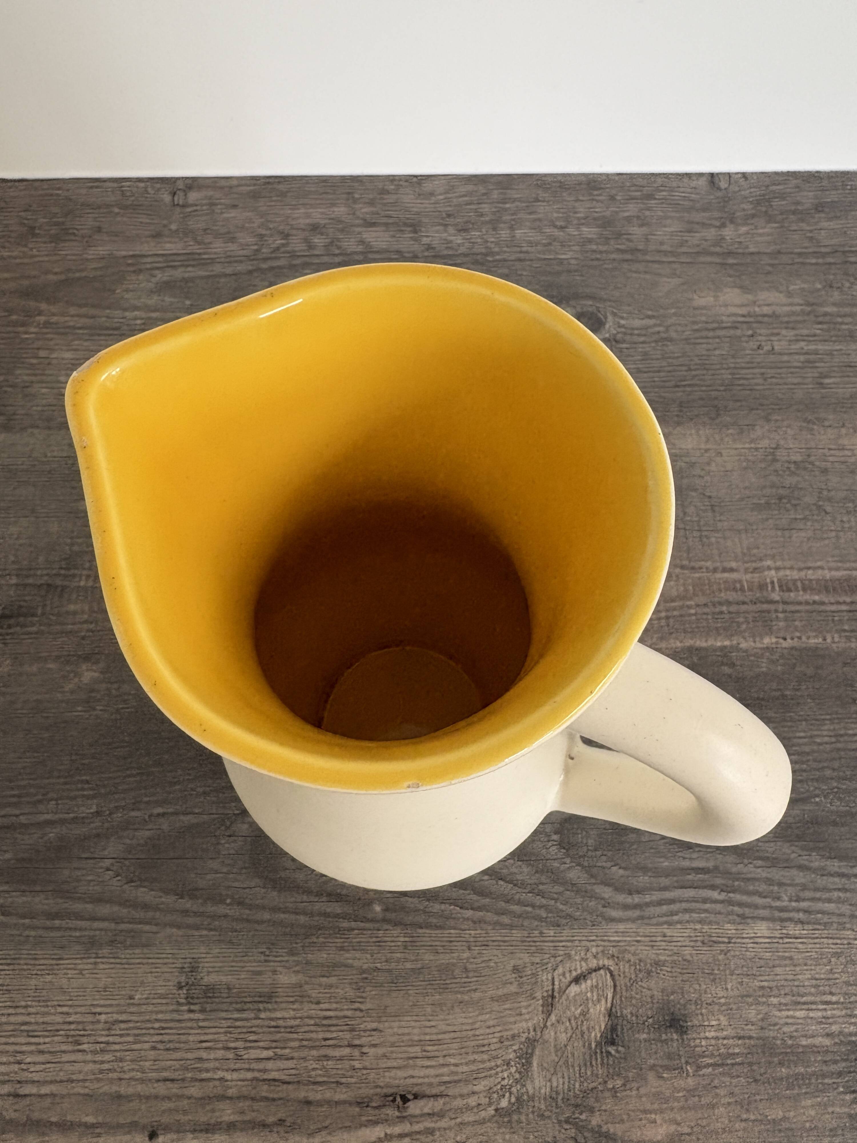 Pichet Saint Clément vintage French ceramic