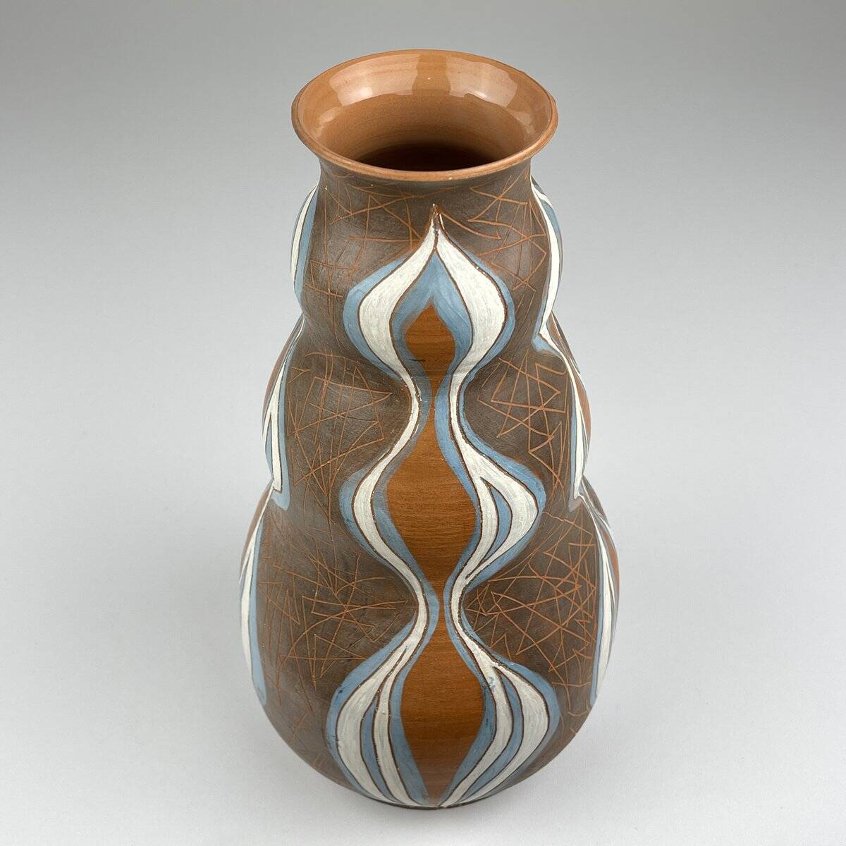 Vintage ceramic vase, Italy, 1974