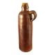 Bouteille liqueur grès vintage poignée