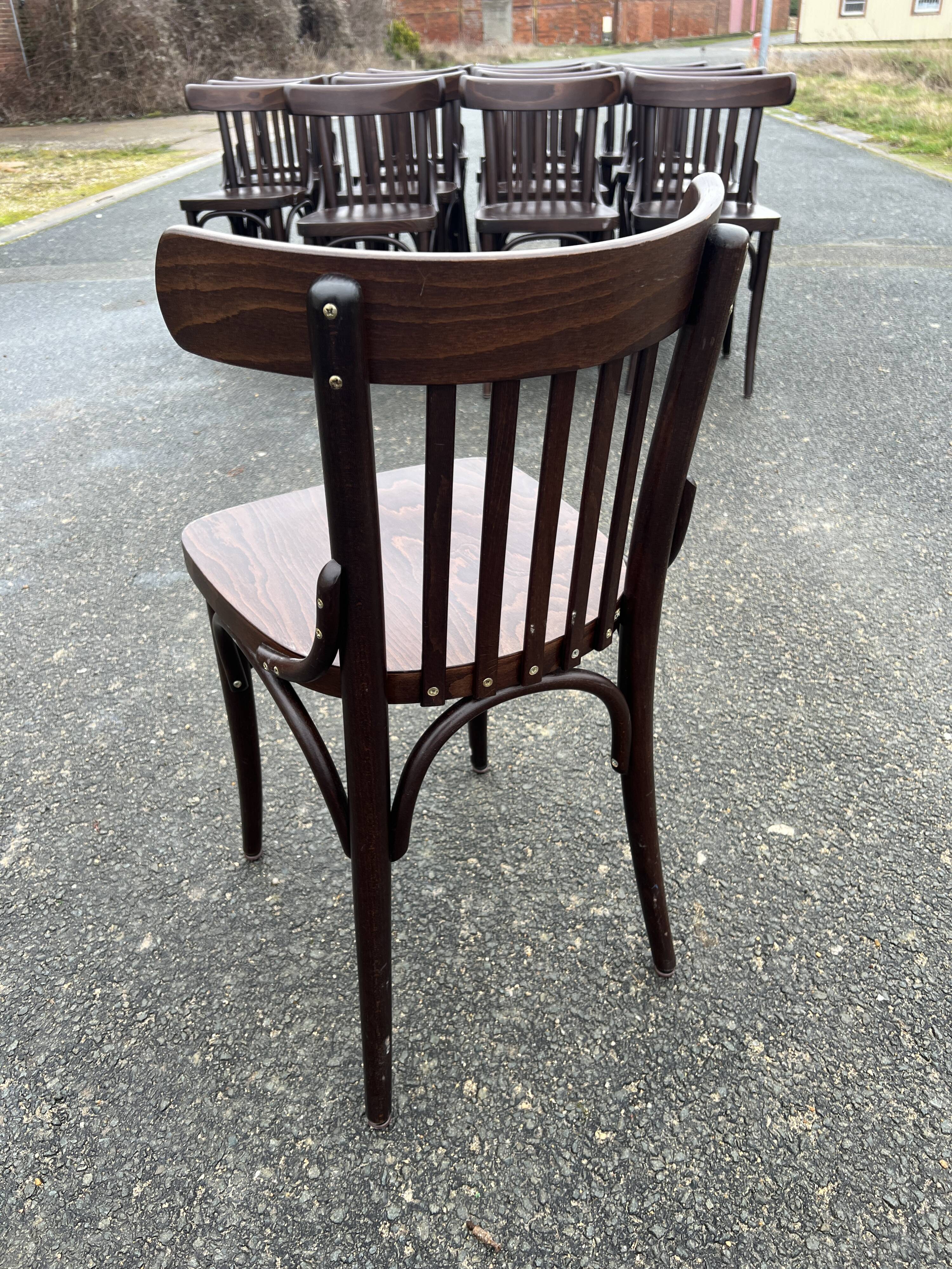 Set of 16 bistro chairs