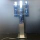 Veca Fontana Arte Italy Blue Vintage 70s Chandelier Transformed Lamp