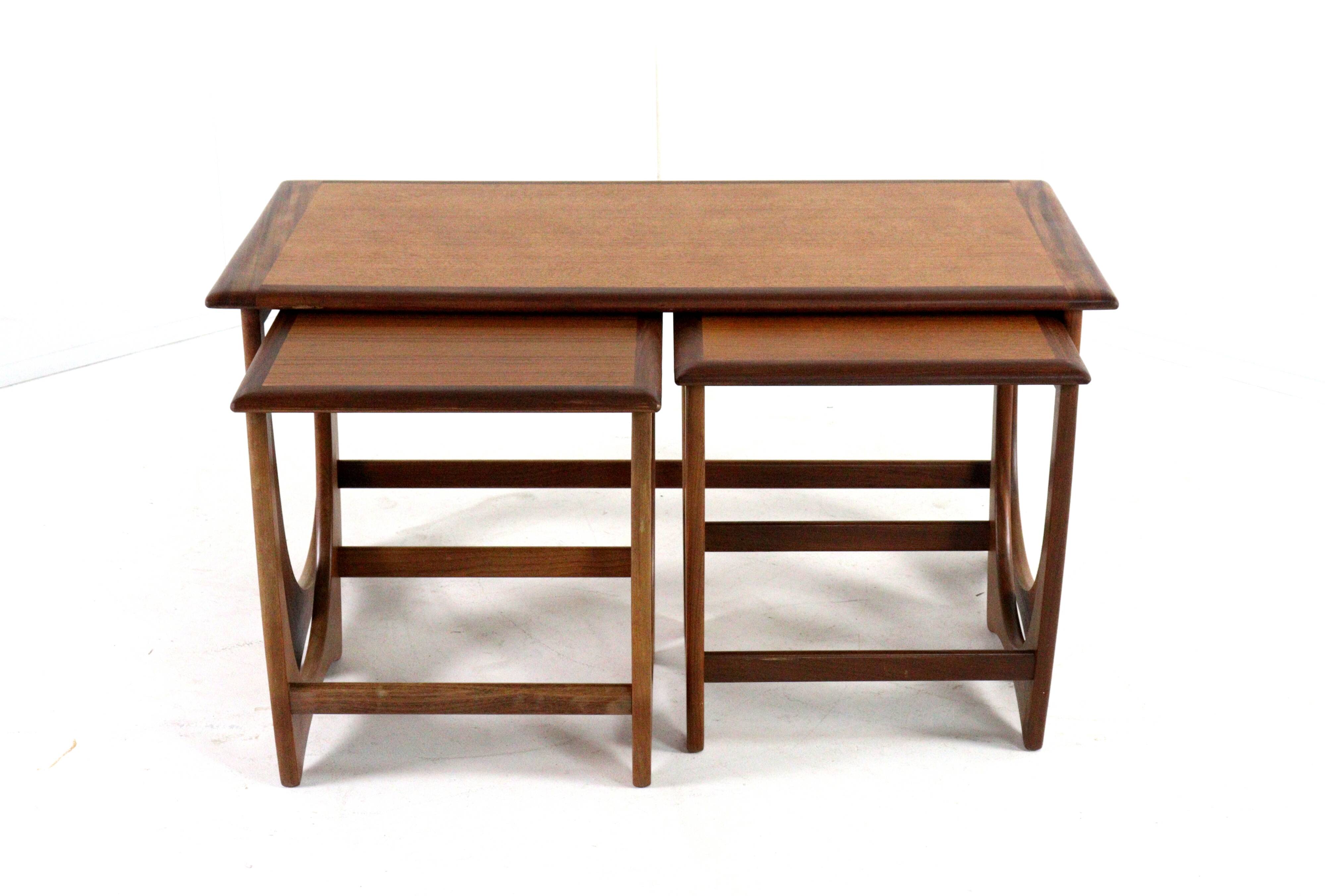G-Plan coffee table with nesting tables - mid century modern