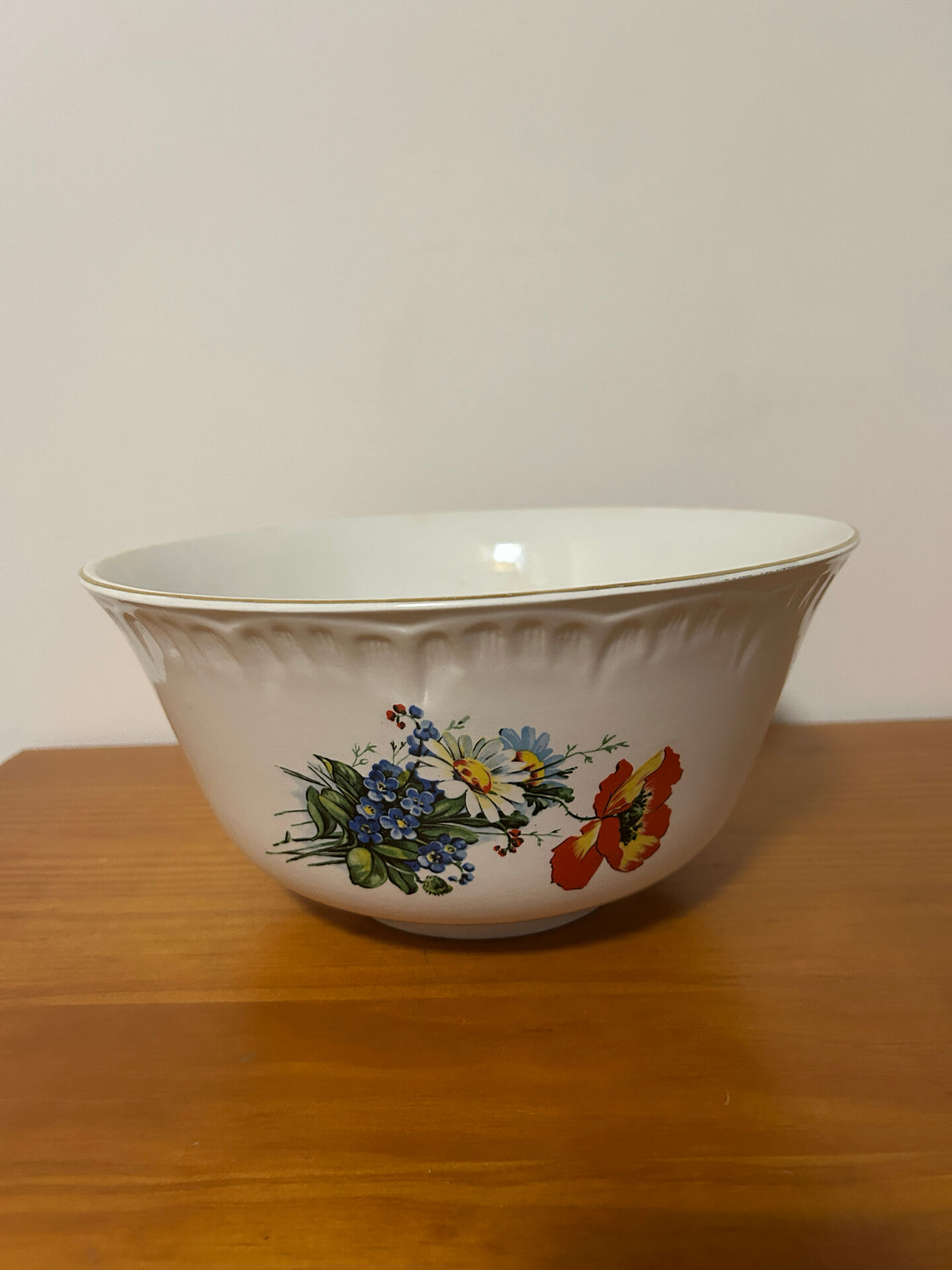 Old Salad Bowl Digoin & Sarreguemines - RENAUD Model 25 cm
