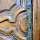 Antique 2-door wardrobe in solid oak