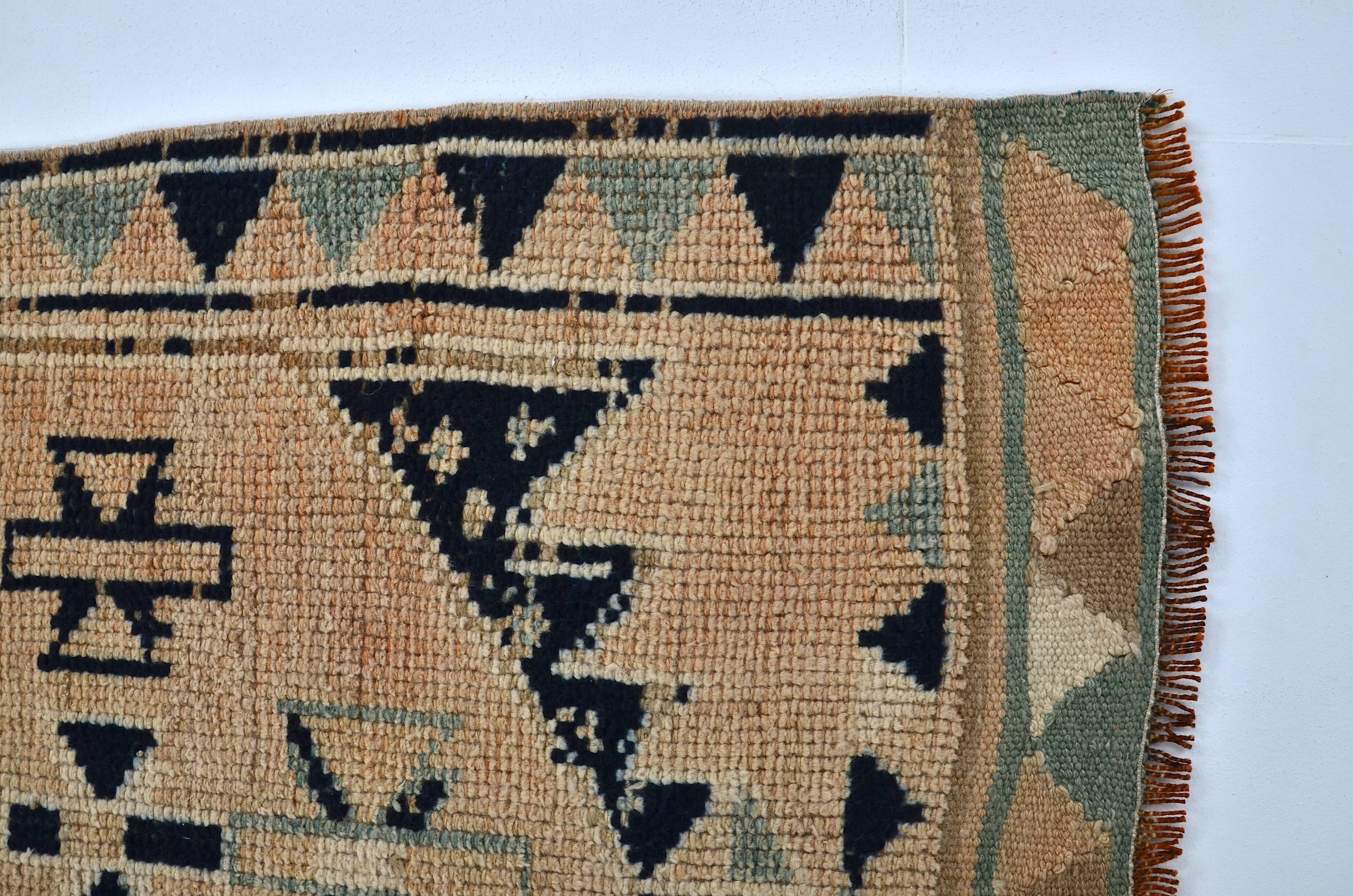 Vintage Handknotted Hallway Runner sku 2169