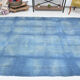 Blue vintage rug 209x294cm