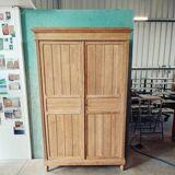 Raw oak cabinet