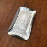 Vintage German floral metal plate by WMF