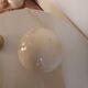 Vintage albatra egg lamp