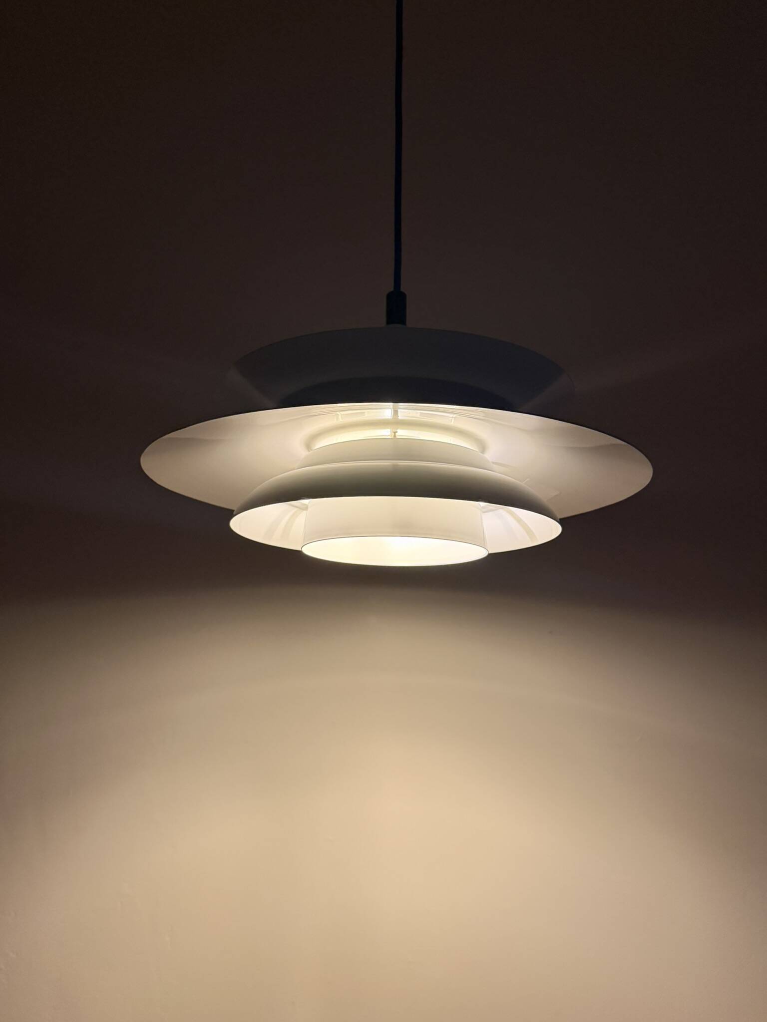 Vintage Knud Christensen pendant - Danish design lamp