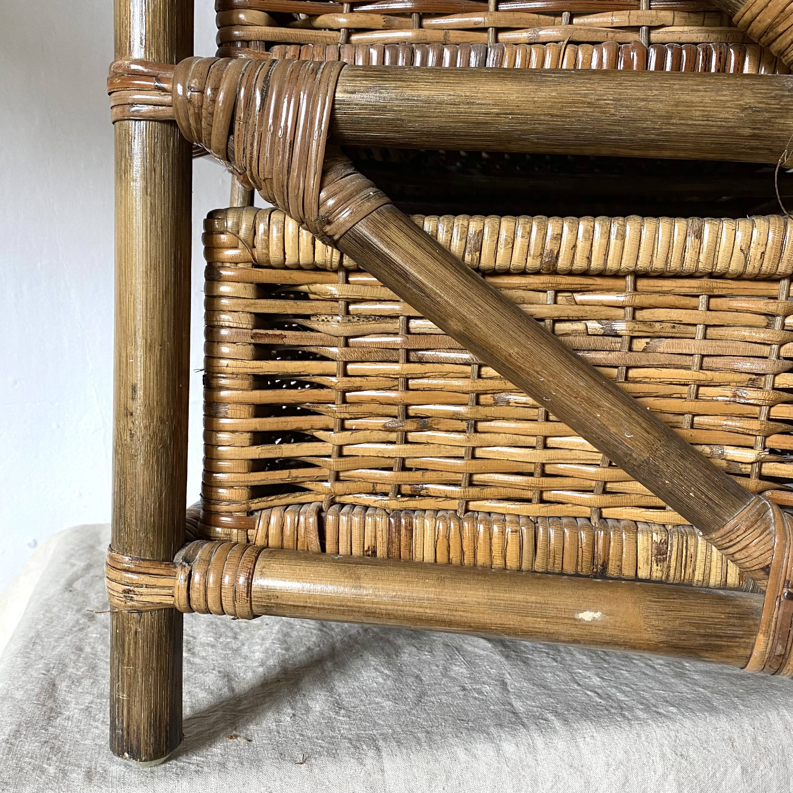 Rattan chest of drawers 3 drawers