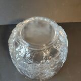 Scandinavian glass bowl Kosta Boda – Nordic relief decoration –