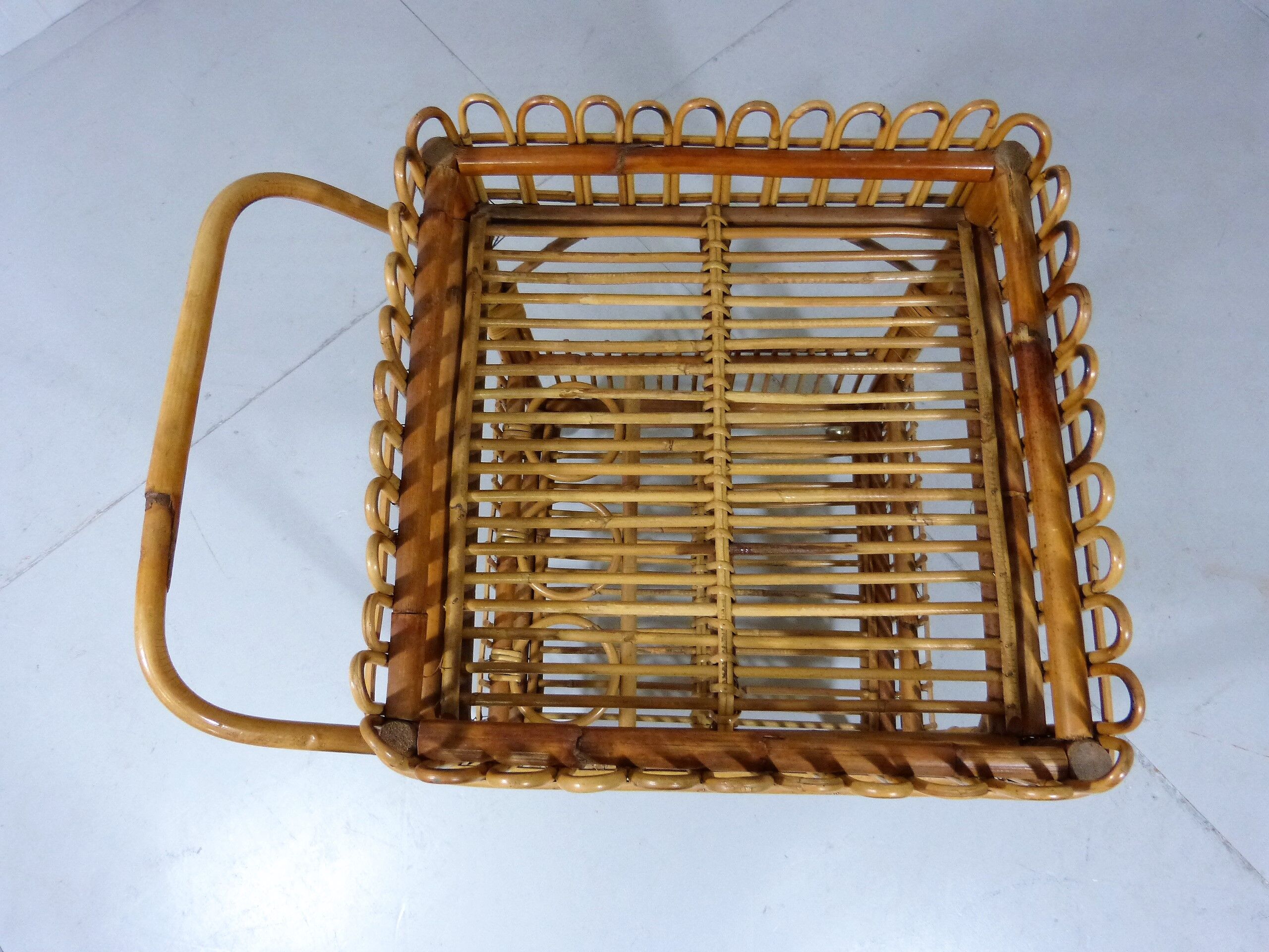 Rattan serving table 1950/60