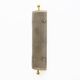 Pair of Art Deco Style Smoked Murano Glass and Brass Sconces