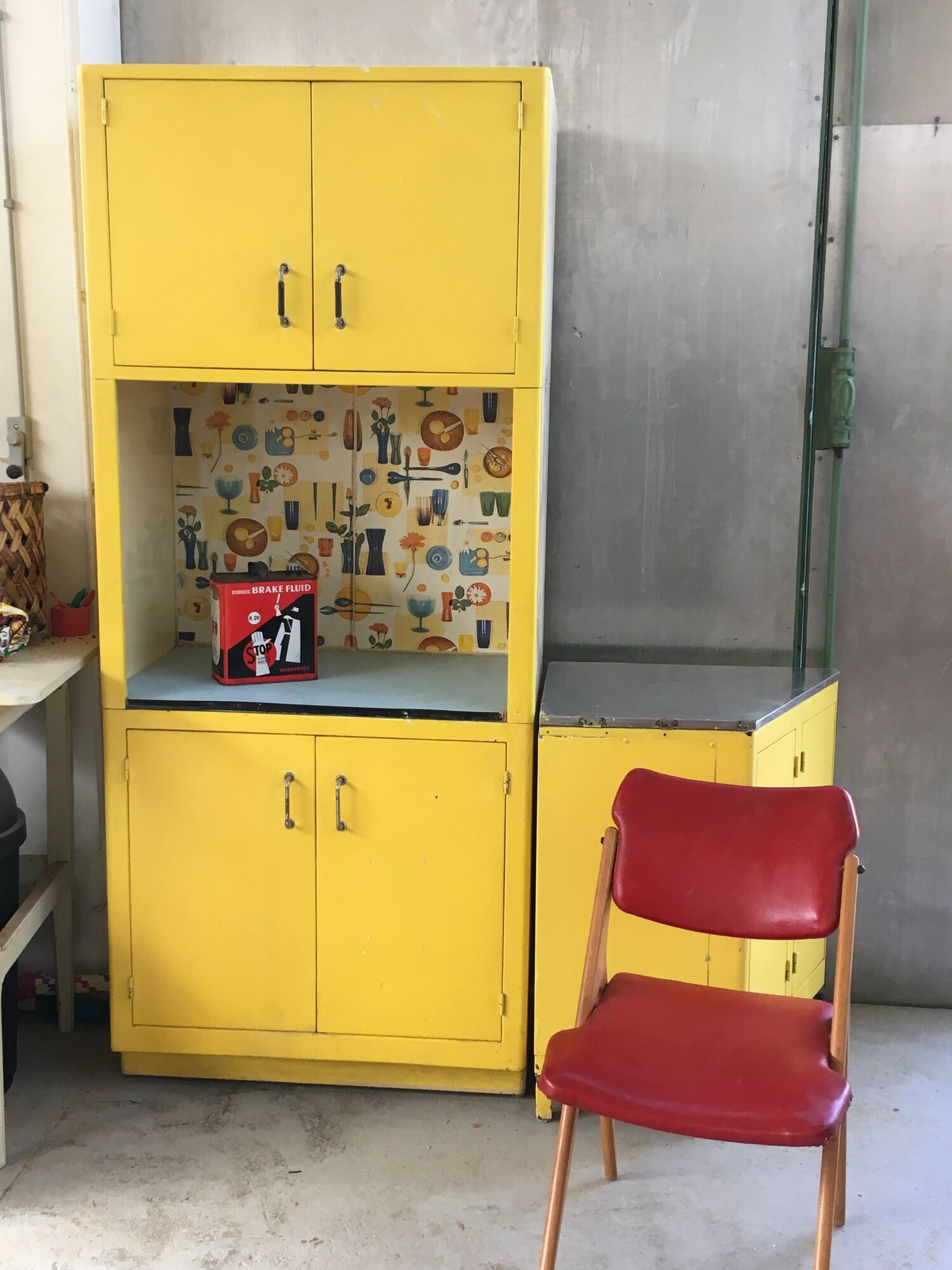 60s kitchen furniture all metal