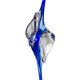 Murano Sommerso glass fruit bowl / centerpiece (1960s/70s)