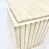 Travertine coffee table 1970s