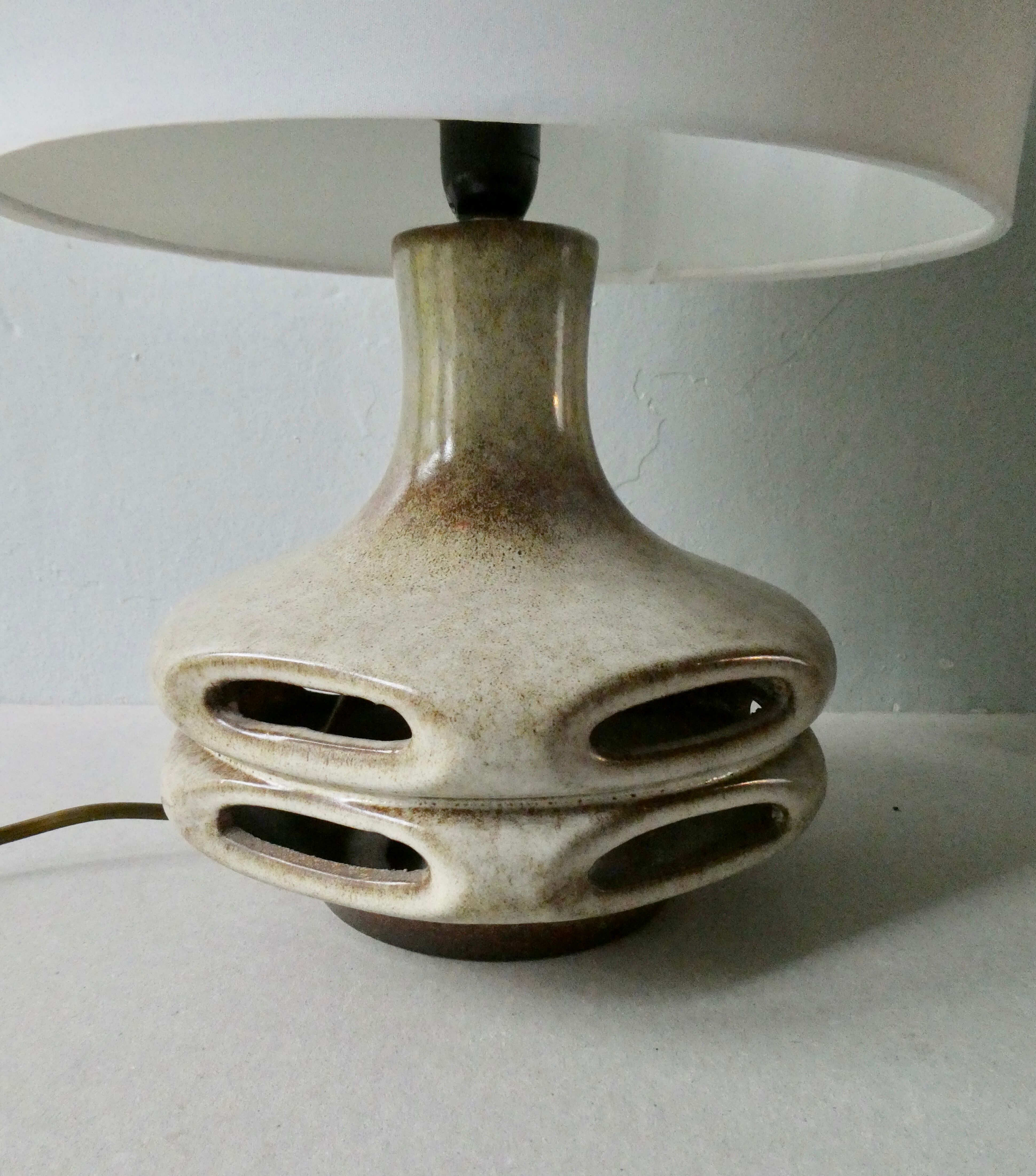 Stein Keramik open ceramic lamp, 1960s