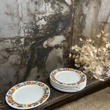 6 Acapulco dessert plates
