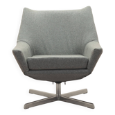 Fauteuil pivotant, design allemand, années 1960, fabriqué par Walter Knoll