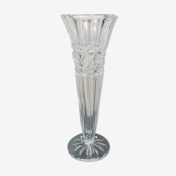 Ancient carved crystal vase
