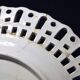 Painted collector's plate with openwork edge epinal by henri schmitt 1900