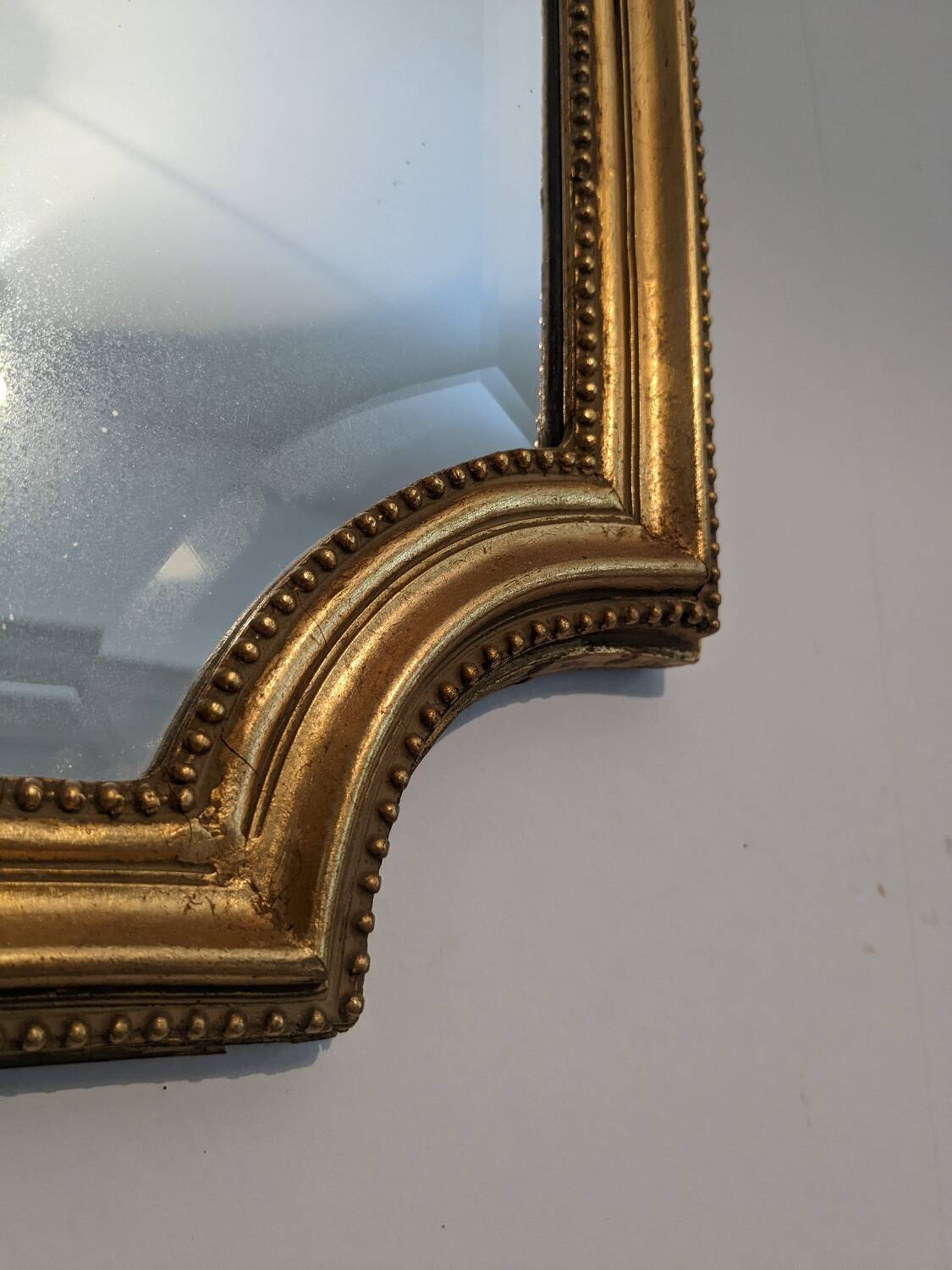 Old policeman's hat mirror