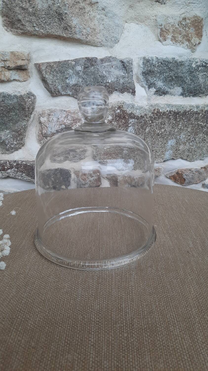 Old glass bell