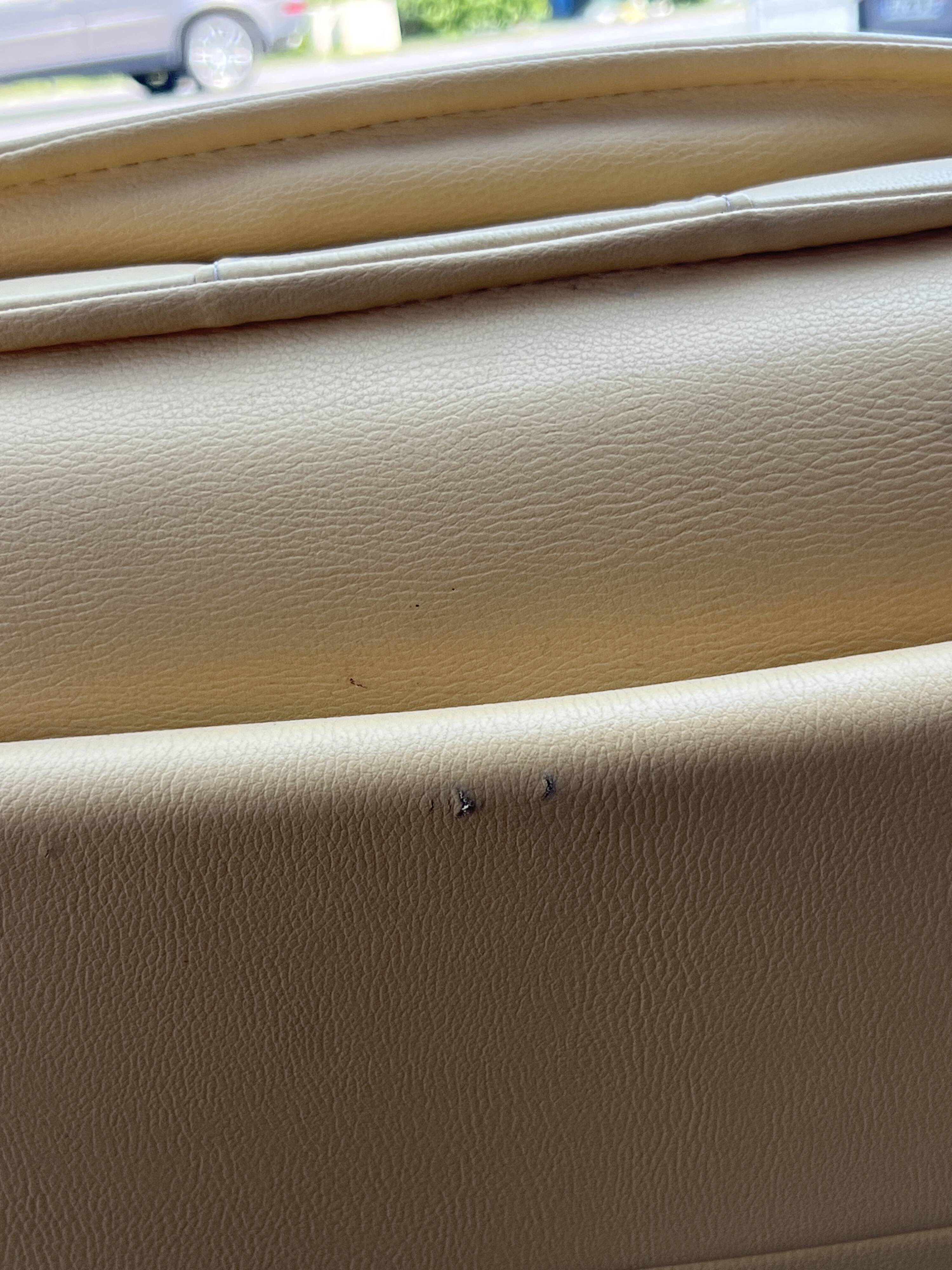 Vintage leather armchair