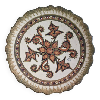 Assiette décorative Paul Fouillen Quimper
