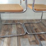 Pair of chairs Marcel Breuer Cesca B32