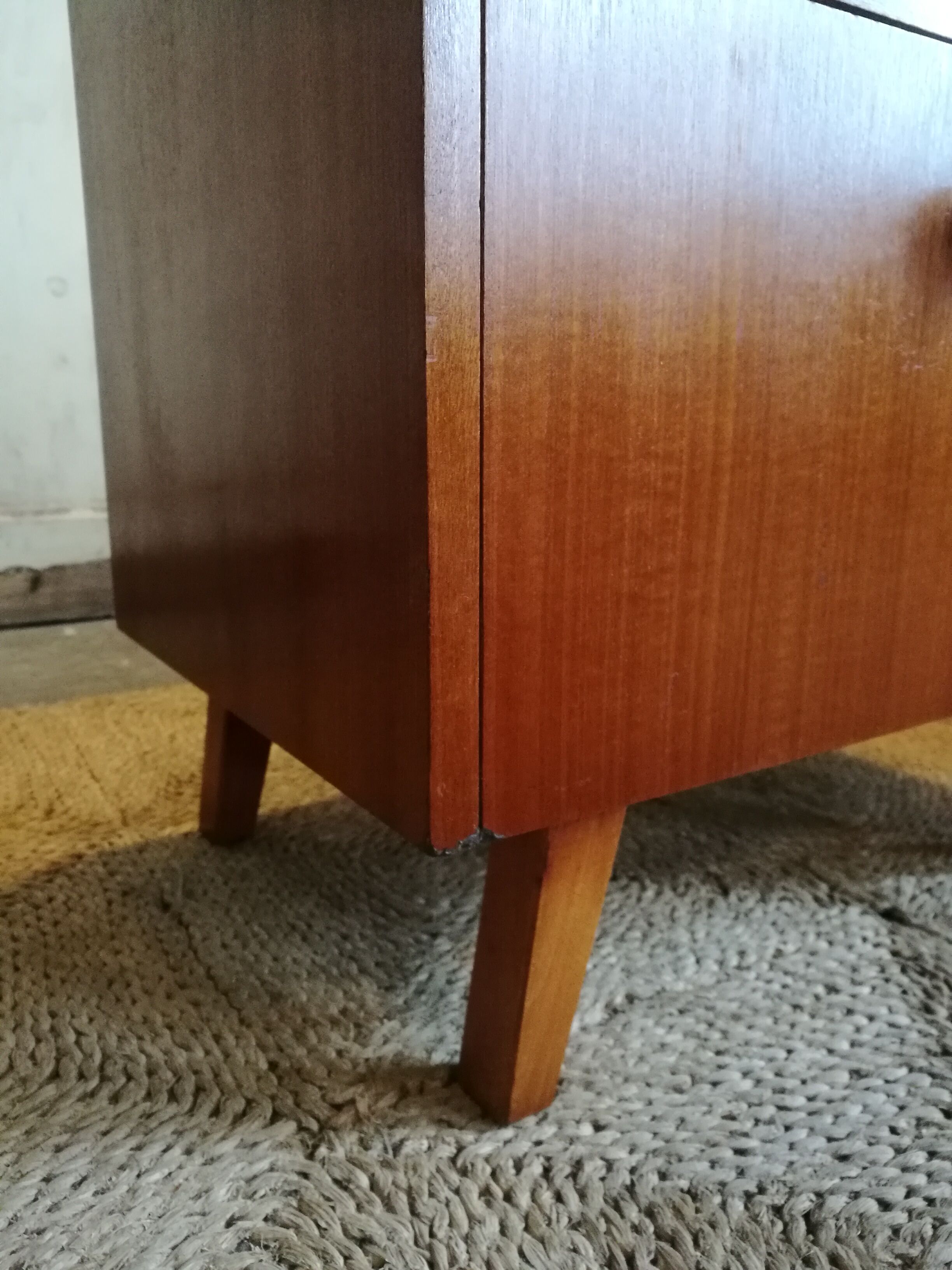Pair of vintage bedsides
